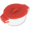 Porcelain pot with silicone lid DELHI