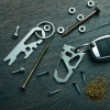 Multifunctional keyring ATACAMA Schwarzwolf
