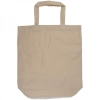 Foldable cotton bag with short handles, 120 g/m2, FERRARA