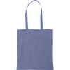 Recycled cotton bag with long handles 140 g/m² CHELMSFORD