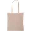 Recycled cotton bag with long handles 140 g/m² CHELMSFORD