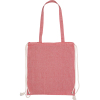 Recycled cotton bag with long handles 140 g/m² ADDISON