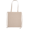 Recycled cotton bag with long handles 140 g/m² ADDISON