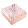 Set Hirondelle light pink (watch & silk scarf)