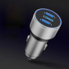 Car charger with enlighted logo for engraving