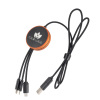 Big cable 4in1 with illuminated logo - i5w