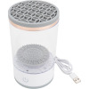 Makeup brush cleaner device