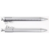 Plastic ballpen with sliding calliper PRESCOT